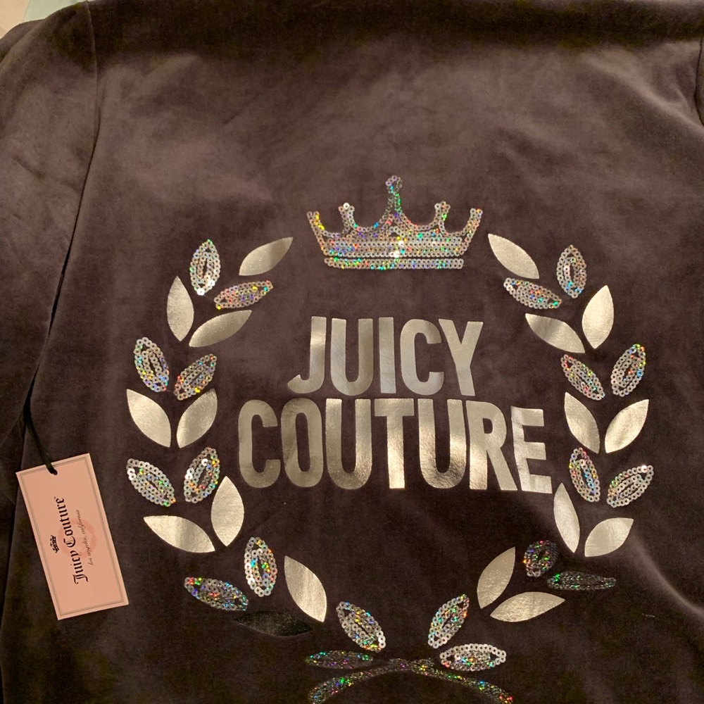 juicy couture velvet zip up jacket
